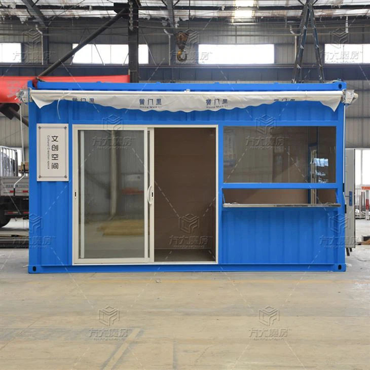 κιόσκι τροφίμων σε εμπορευματοκιβώτια