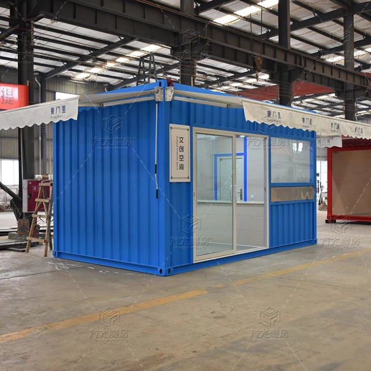 κιόσκι τροφίμων σε εμπορευματοκιβώτια