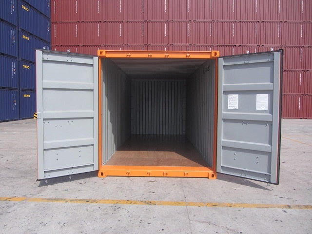 Πορτοκαλί κοντέινερ 20 ποδιών, 1ο ταξίδι