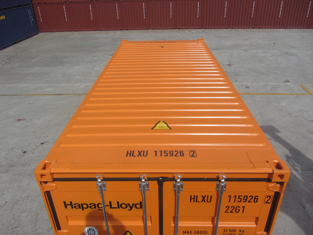 Πορτοκαλί κοντέινερ 20 ποδιών, 1ο ταξίδι